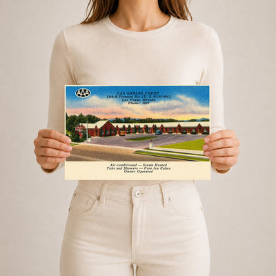 Las Vegas, NV: Las Gables Court, 13th & Fremont Streets (U.S. 93 - 95 - 466)