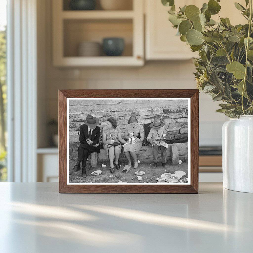 Bean Day Festival 1939 Wagon Mound New Mexico Rodeo Scene - Available at KNOWOL