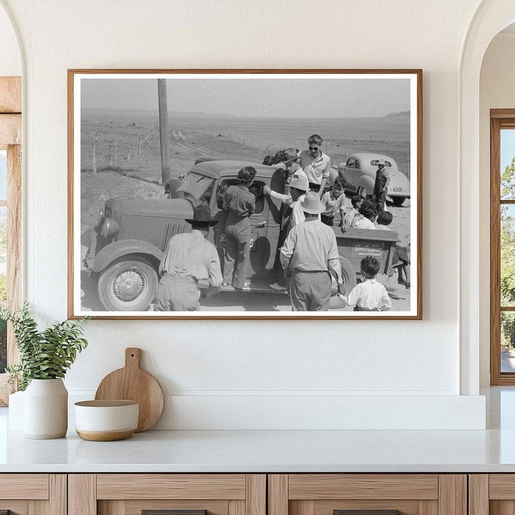 Bean Day Rodeo Admission in Wagon Mound New Mexico 1939 - Available at KNOWOL