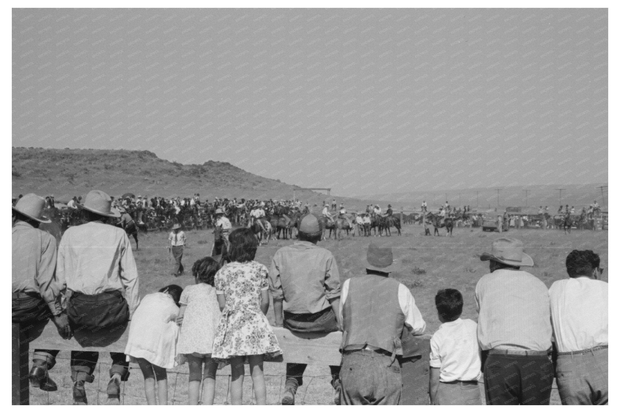Bean Day Rodeo Wagon Mound New Mexico September 1939 - Available at KNOWOL