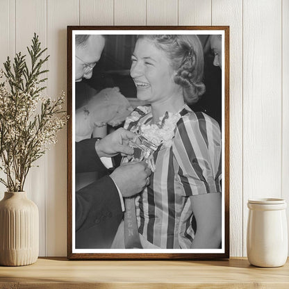 Beauty Queen at San Angelo Fat Stock Show Dance 1940 - Available at KNOWOL