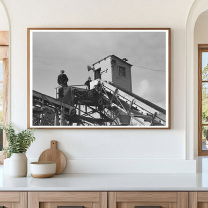 Beet Unloading Machine Control Tower East Grand Forks 1937 - Available at KNOWOL