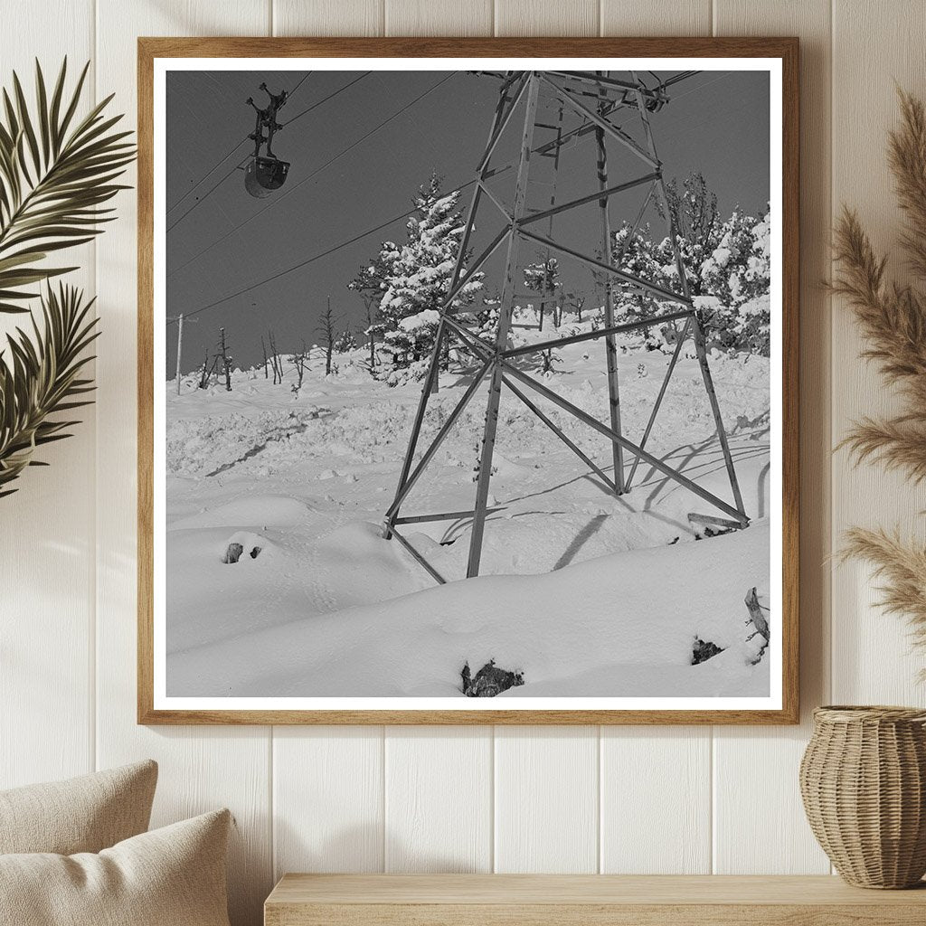 Ben Bow Chromite Mill Aerial Tram Montana 1942 - Available at KNOWOL