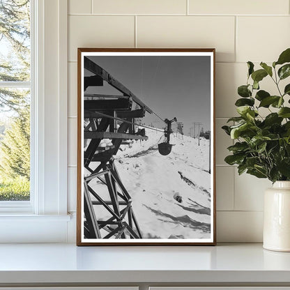 Ben Bow Chromite Mine Aerial Tram Stillwater County 1942 - Available at KNOWOL