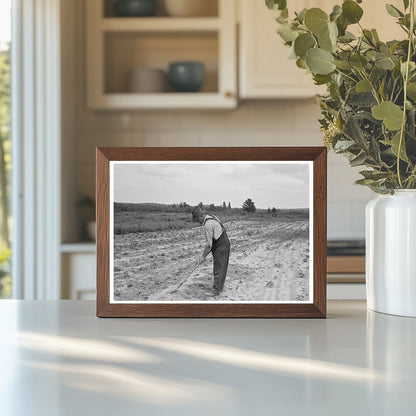 Ben Johnson Hoeing Potatoes in Wisconsin June 1937 - Available at KNOWOL
