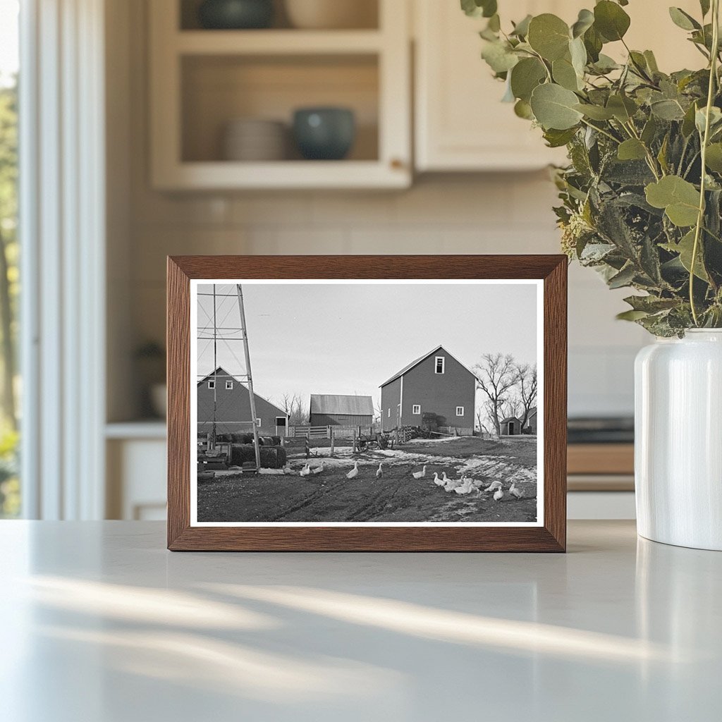 Bert Aldrich Farm in Dickens Iowa December 1936 Image - Available at KNOWOL