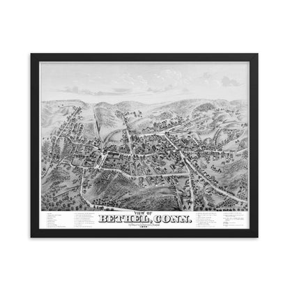 Bethel, CT 1879 Framed - Available at KNOWOL