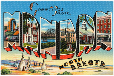 Mandan, ND: Greetings from Mandan