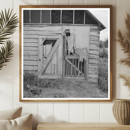 Big Falls Barn Entrance Koochiching County Minnesota 1937 - Available at KNOWOL