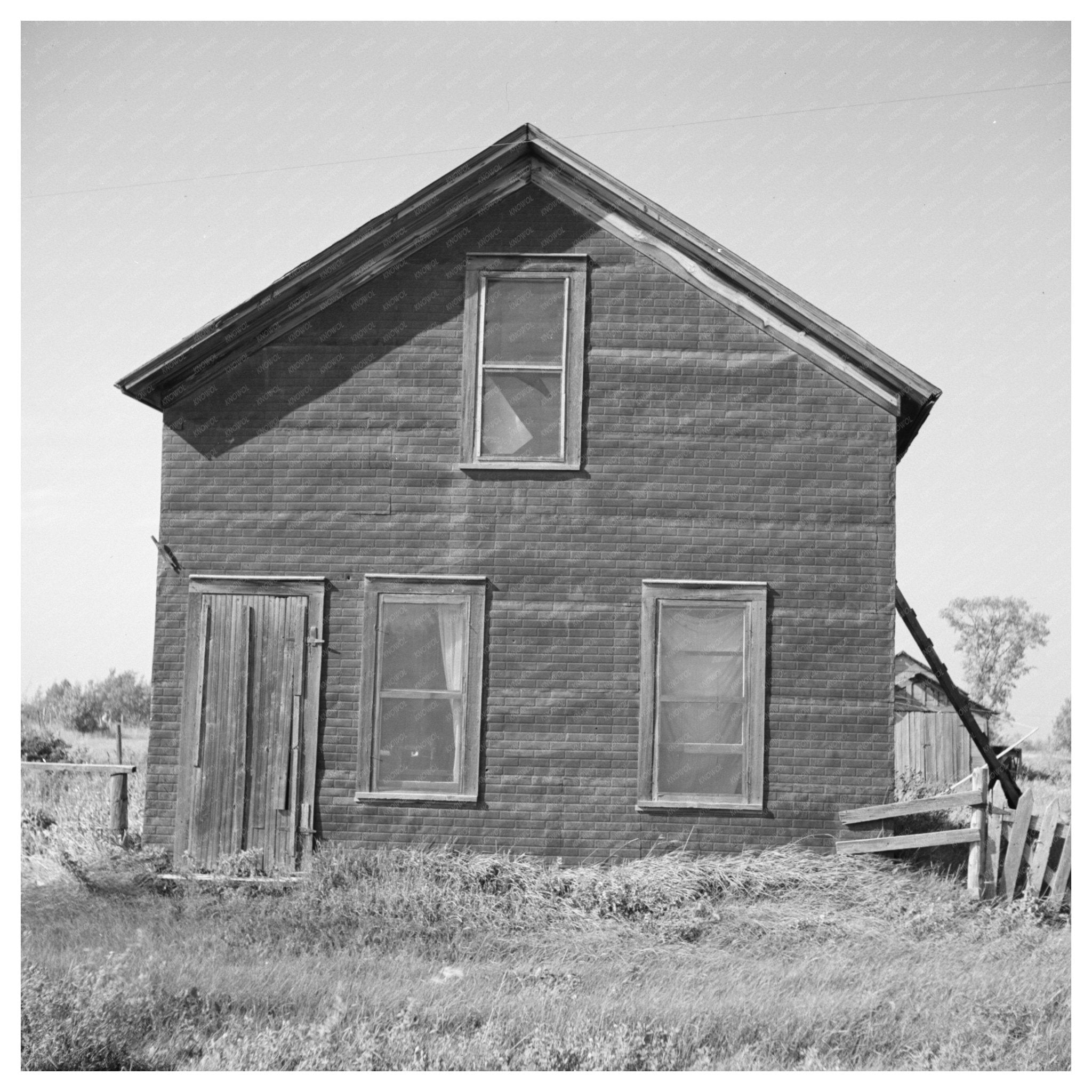 Big Falls Minnesota House Architecture Vintage 1937 Photo - Available at KNOWOL