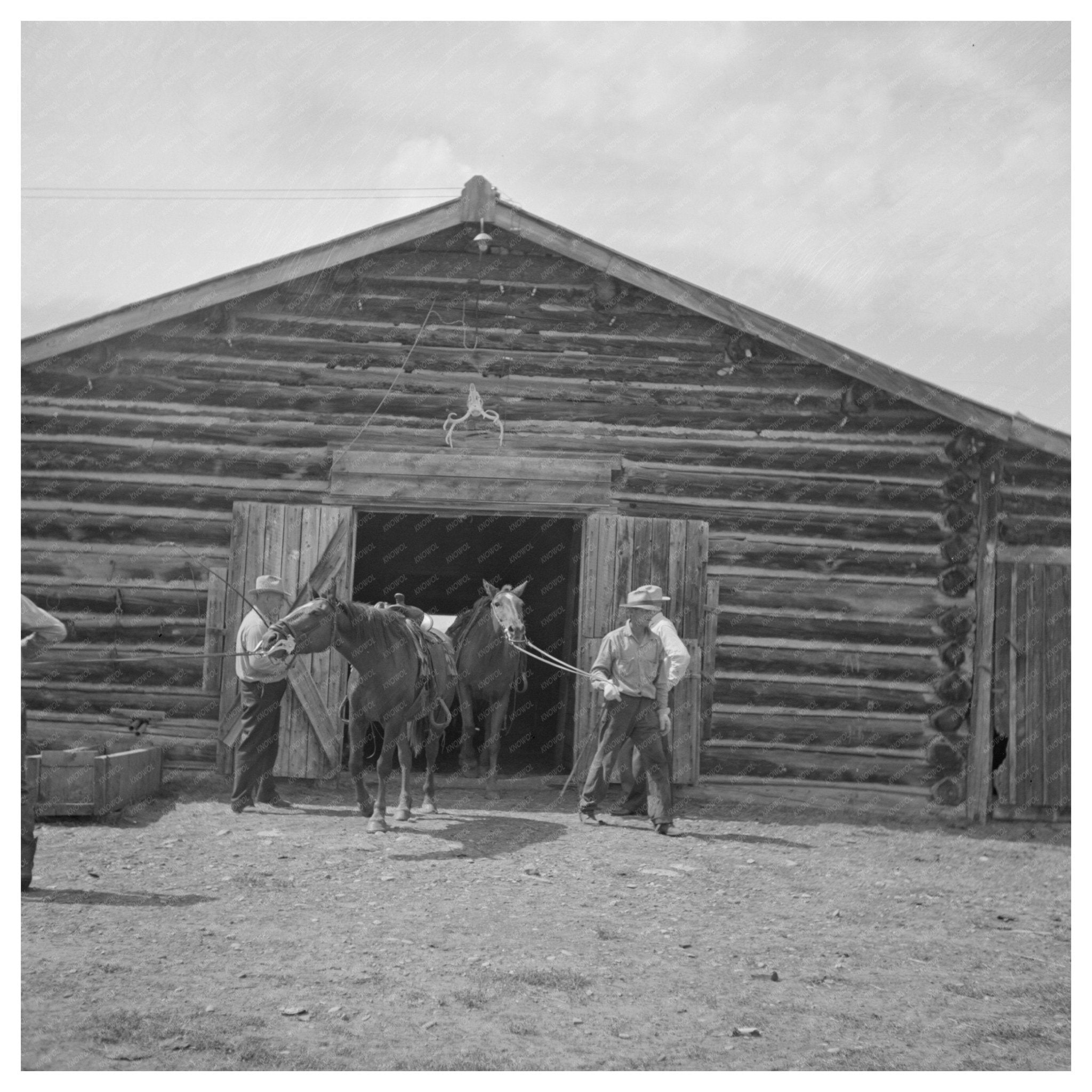 Big Hole Valley Cattle Ranch Montana August 1942 - Available at KNOWOL