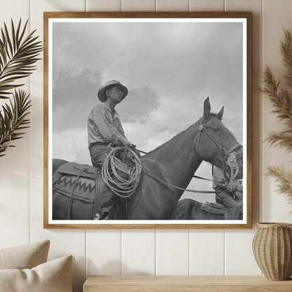 Big Hole Valley Montana Rancher on Horseback 1942 - Available at KNOWOL