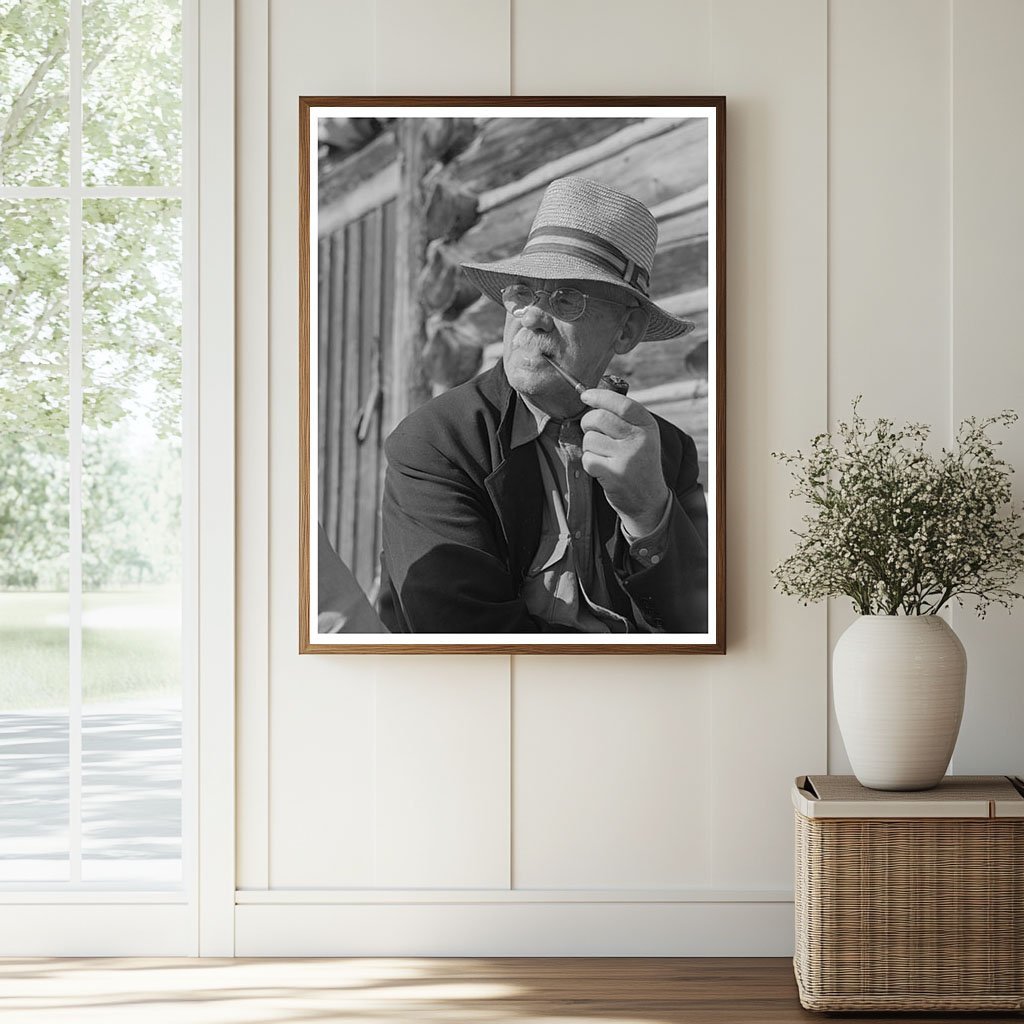 Big Hole Valley Pioneer Rancher Scene 1942 - Available at KNOWOL