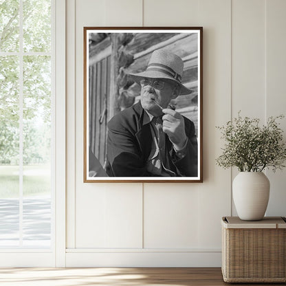 Big Hole Valley Pioneer Rancher Scene 1942 - Available at KNOWOL