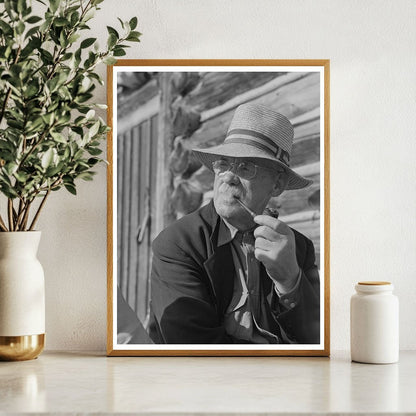 Big Hole Valley Pioneer Rancher Scene 1942 - Available at KNOWOL