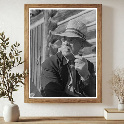 Big Hole Valley Pioneer Rancher Scene 1942 - Available at KNOWOL