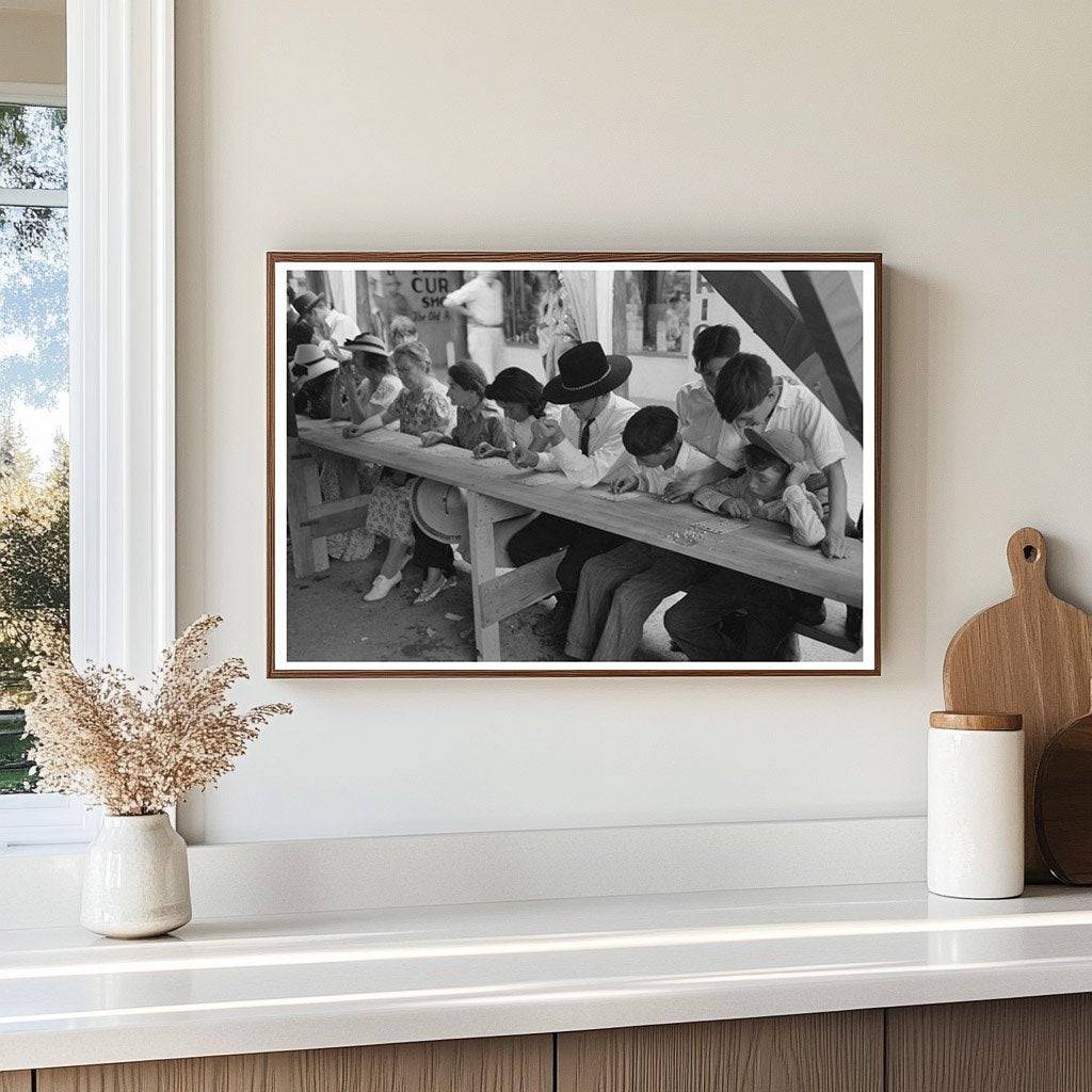 Bingo Fiesta in Taos New Mexico July 1940 - Available at KNOWOL