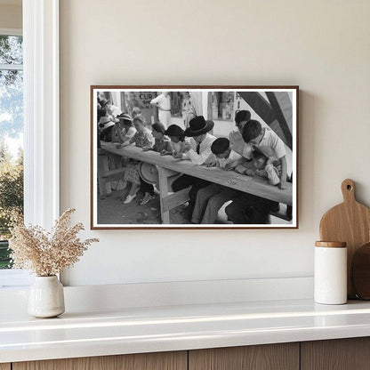 Bingo Fiesta in Taos New Mexico July 1940 - Available at KNOWOL