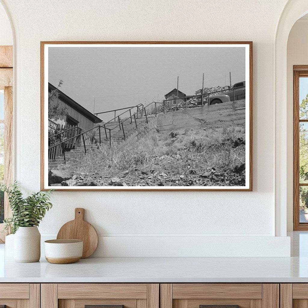 Bisbee Arizona Street Steps Historic Homes April 1940 - Available at KNOWOL