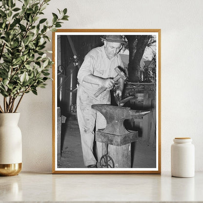 Blacksmith Crafts Knife for Farm Tool Abbeville 1938 - Available at KNOWOL