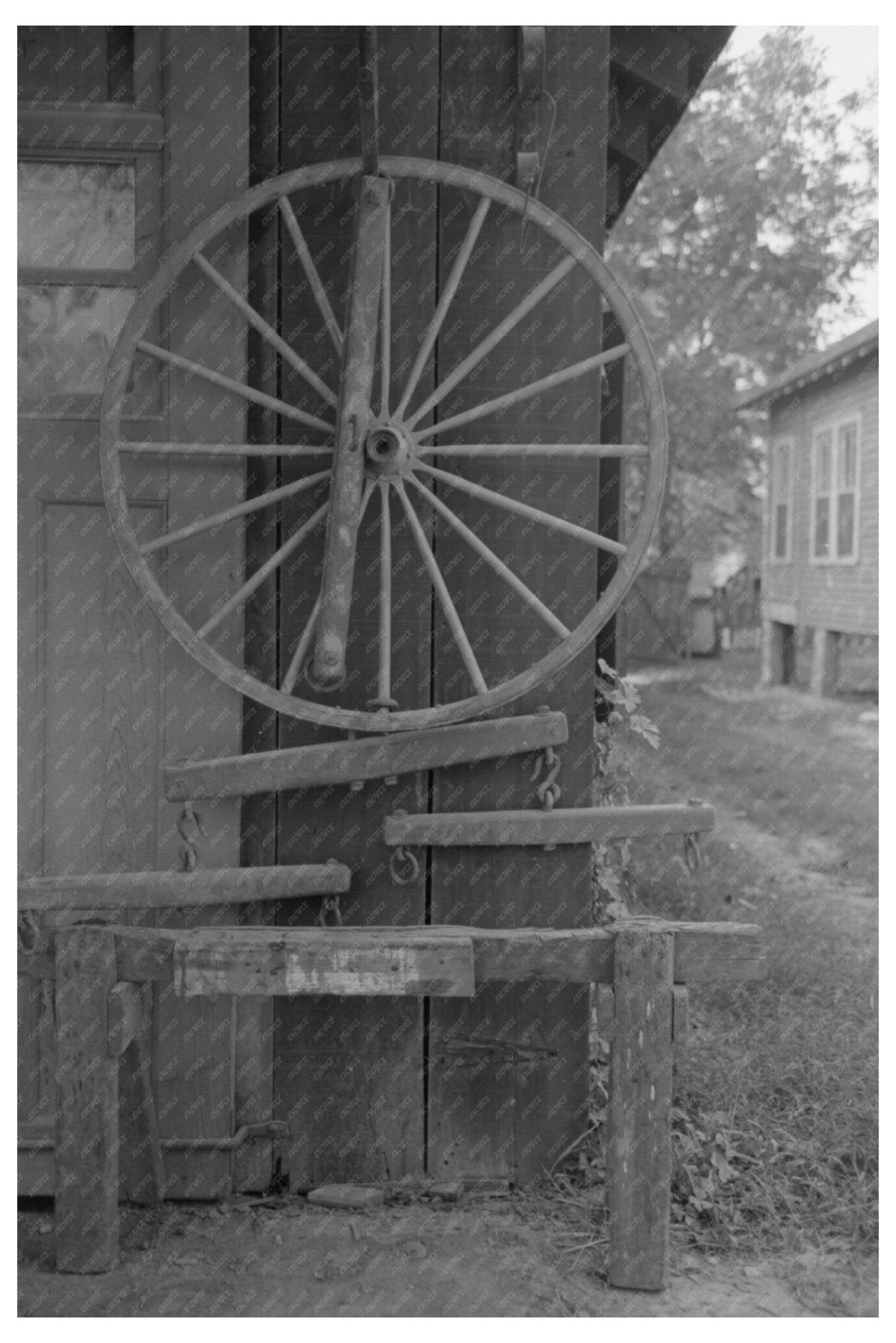 Blacksmith Shop Display Abbeville Louisiana 1938 - Available at KNOWOL