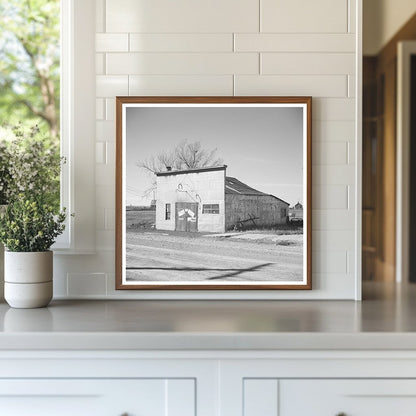 Blacksmith Shop in Des Lacs North Dakota 1937 - Available at KNOWOL