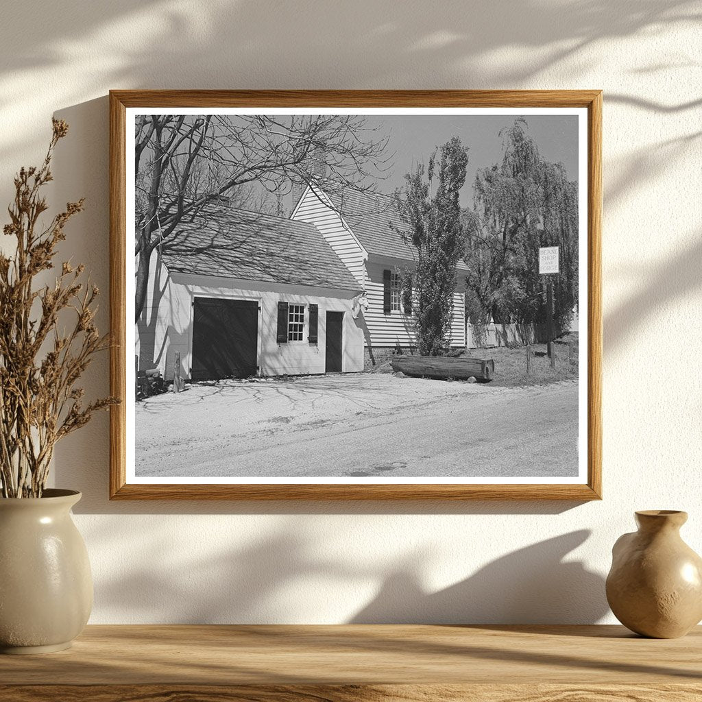 Blacksmith Shop Williamsburg Virginia April 1943 Photo - Available at KNOWOL