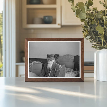 Blind Paralyzed Man Refugee in Sikeston Missouri 1937 - Available at KNOWOL