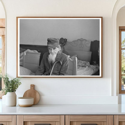 Blind Paralyzed Man Refugee in Sikeston Missouri 1937 - Available at KNOWOL