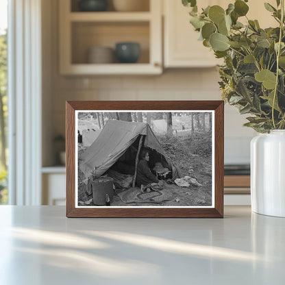 Blueberry Picker at Camp Little Fork Minnesota August 1937 - Available at KNOWOL