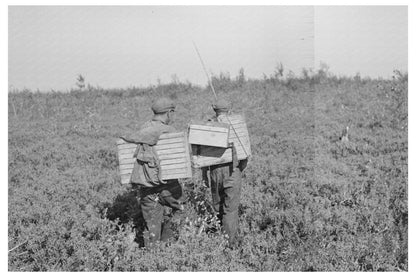 Blueberry Pickers Returning Home Little Fork Minnesota 1937 - Available at KNOWOL