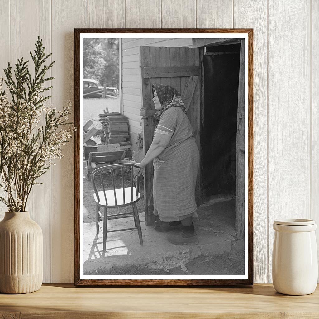 Bohemian Farmers Wife Black River Falls Wisconsin 1937 - Available at KNOWOL