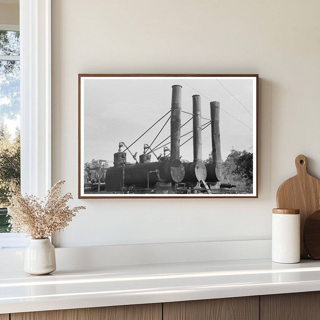 Boilers in Seminole Oklahoma Oil Field August 1939 - Available at KNOWOL