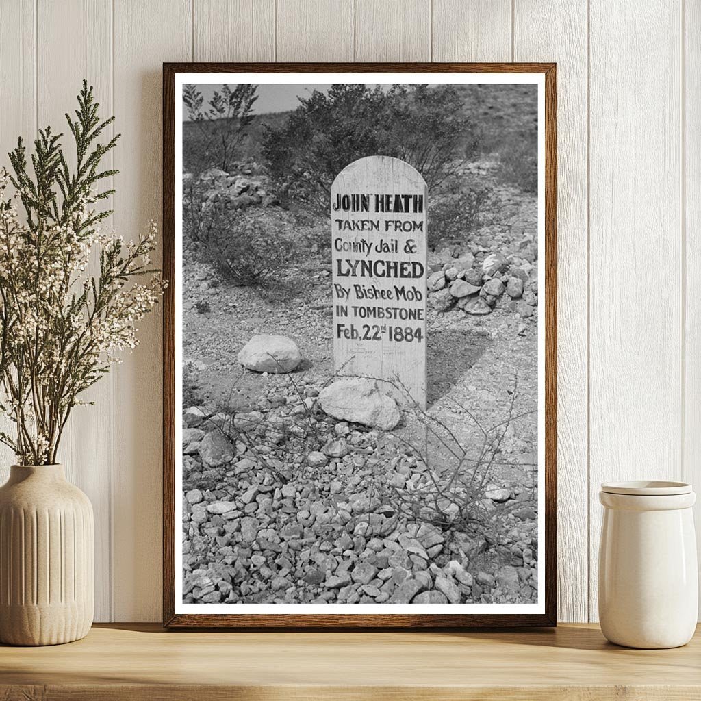 Boot Hill Cemetery Tombstone Arizona 1940 - Available at KNOWOL