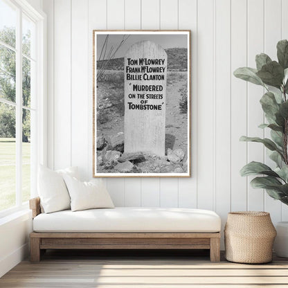 Boot Hill Cemetery Tombstone Arizona April 1940 - Available at KNOWOL