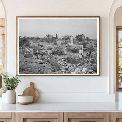 Boothill Cemetery Tombstone Arizona April 1940 Vintage Image - Available at KNOWOL