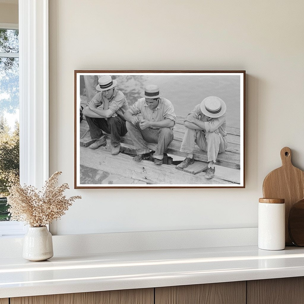 Boothville Louisiana Dock Scene September 1938 - Available at KNOWOL