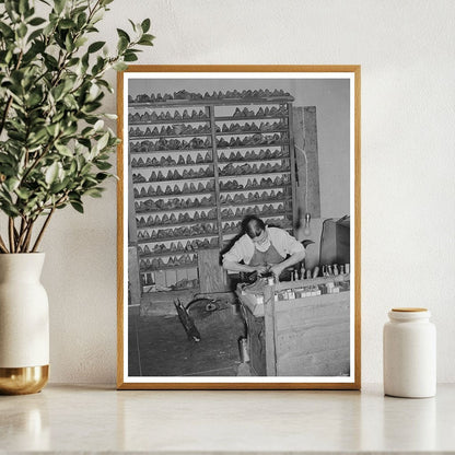 Bootmaker in Alpine Texas May 1939 Cowboy Boot Craftsmanship - Available at KNOWOL