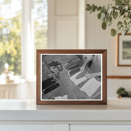 Bootmaking Process in 1939 Alpine Texas - Available at KNOWOL