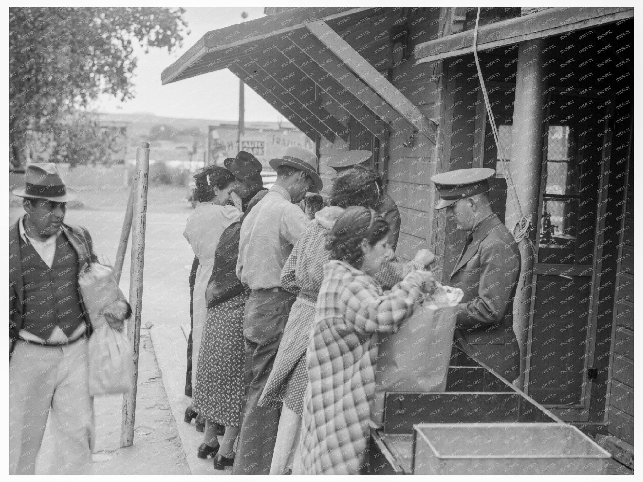 Border Plant Quarantine Inspectors Juarez El Paso 1937 - Available at KNOWOL