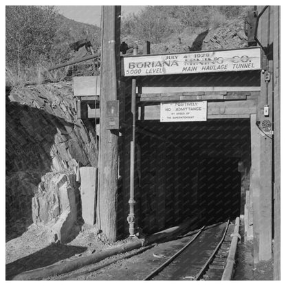 Boriana Tungsten Mine Entrance Kingman Arizona 1942 - Available at KNOWOL