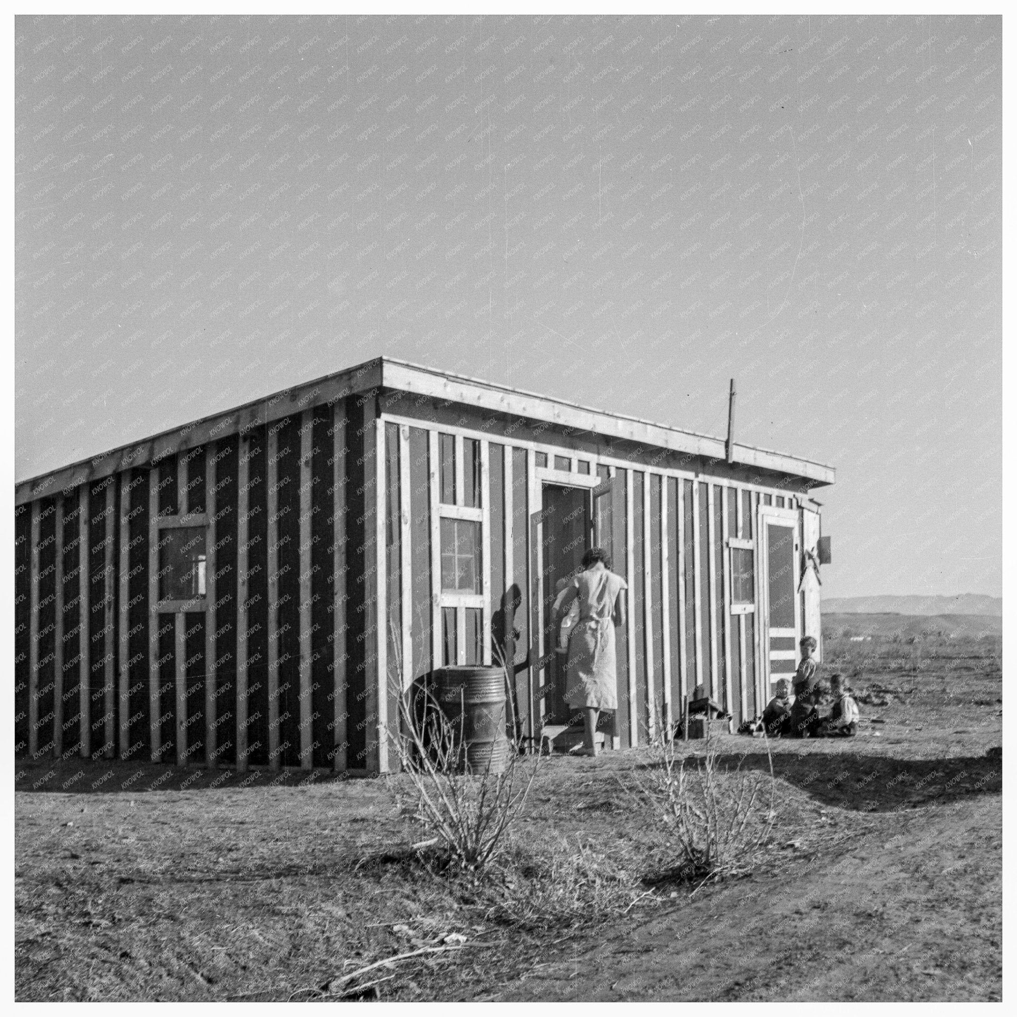 Bosque Farms Temporary Housing New Mexico 1935 - Available at KNOWOL