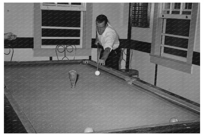 Bottle Pool Game in Pilottown Louisiana 1938 - Available at KNOWOL