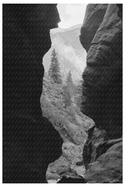 Box Canyon Ouray Colorado Vintage 1939 Image - Available at KNOWOL