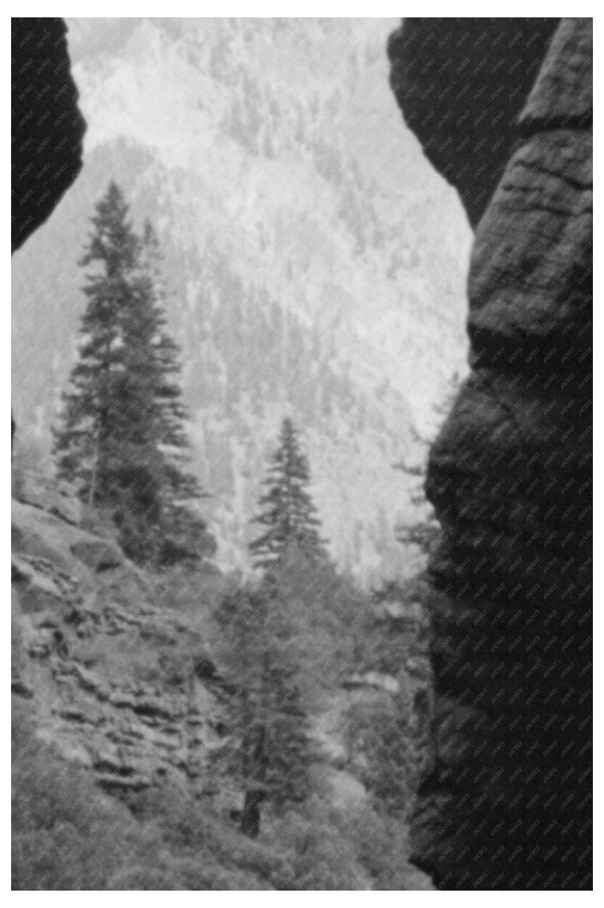 Box Canyon Ouray Colorado Vintage Photo August 1939 - Available at KNOWOL