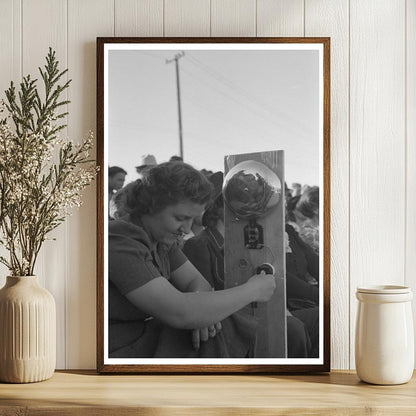 Boxing Match at FSA Field Day Yuma Arizona 1942 - Available at KNOWOL