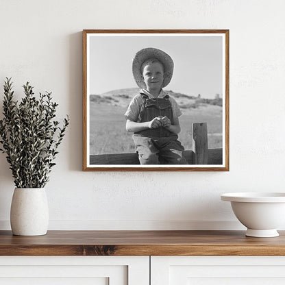 Boy in Ola Idaho July 1942 Farm Security Administration Image - Available at KNOWOL