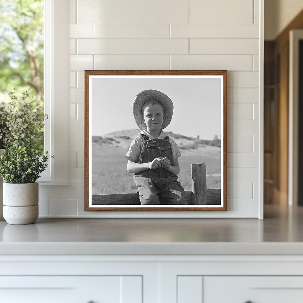 Boy in Ola Idaho July 1942 Farm Security Administration Image - Available at KNOWOL