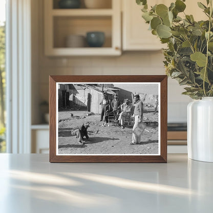 Boy Playing Marbles in Eufaula Oklahoma February 1940 - Available at KNOWOL