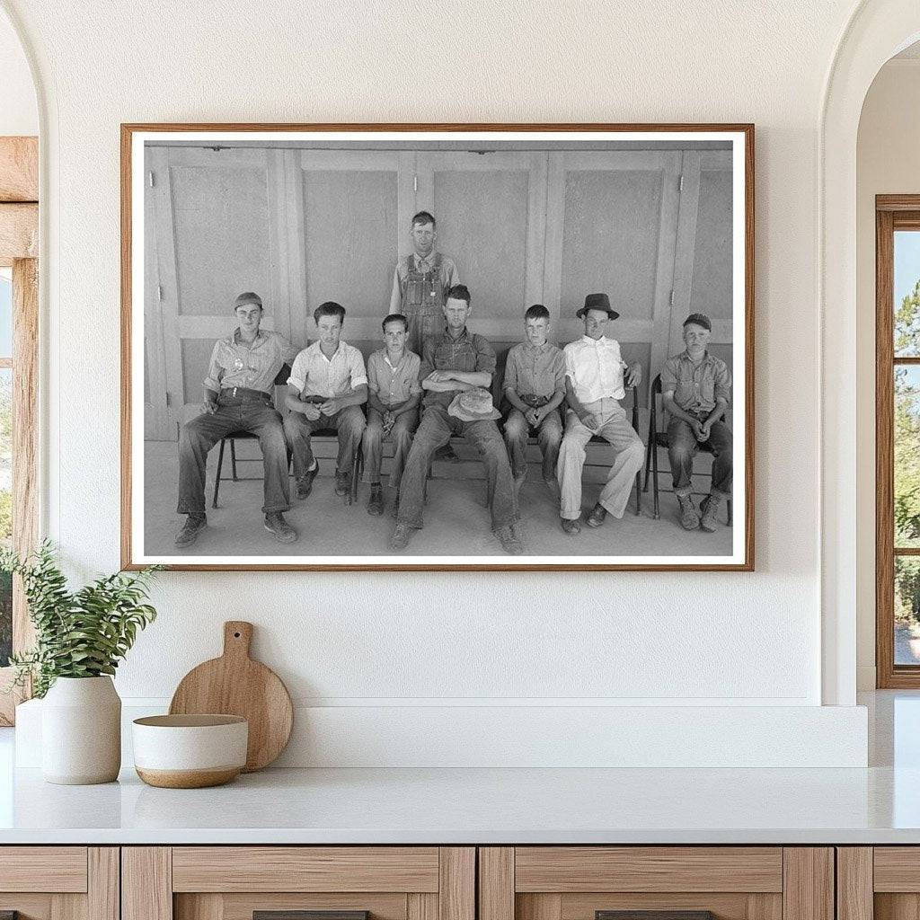 Boys Baseball Team at Agua Fria Labor Camp 1940 - Available at KNOWOL